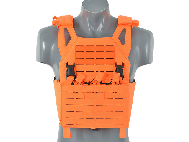 Jump Plate Carrier Buckle Up Laser-Cut Dummy Sapi Plates Orange
