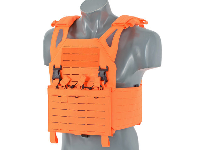Jump Plate Carrier Buckle Up Laser-Cut Dummy Sapi Plates Orange