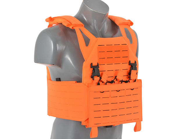 Jump Plate Carrier Buckle Up Laser-Cut Dummy Sapi Plates - Orange [8FIELDS] 3