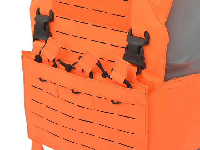 Jump Plate Carrier Buckle Up Laser-Cut Dummy Sapi Plates - Orange [8FIELDS] 8