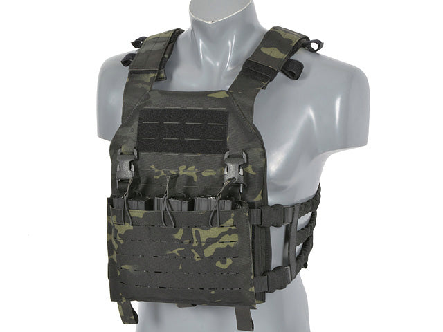 Laser-Cut “Buckle Up" Assault Plate Carrier mit AR15/AK Magazintasche — MB [8Fields] 7