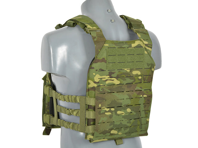 Laser-Cut “Buckle Up" Assault Plate Carrier mit AR15/AK Magazintasche — MT [8Fields] 5