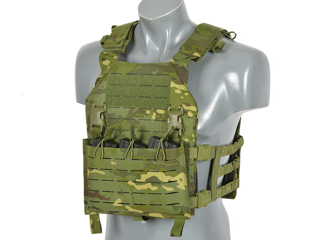 Laser-Cut “Buckle Up" Assault Plate Carrier mit AR15/AK Magazintasche — MT [8Fields] 7