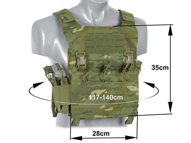 Laser-Cut “Buckle Up" Recon Plate Carrier mit AR15/AK Magazintasche — MT [8Fields] 3