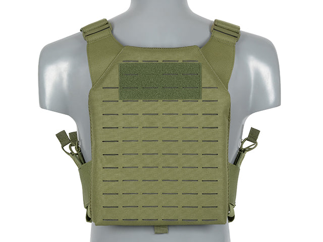 Laser-Cut “Buckle Up" Recon Plate Carrier mit AR15/AK Magazintasche — Oliv [8Fields] 4