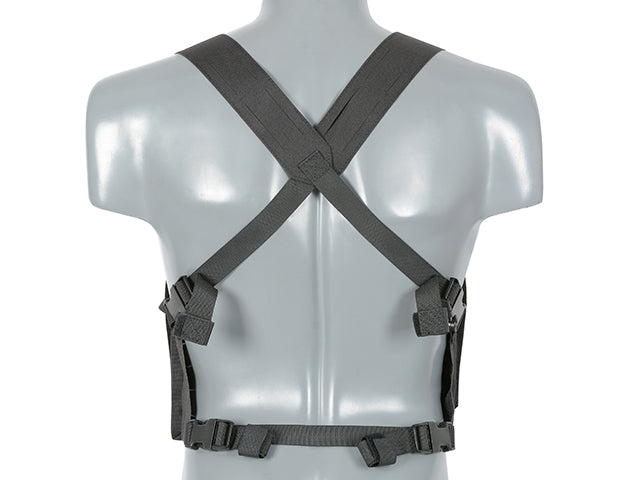 Chest Rig Laser-Cut with AR/AK Pouches - Black [8Fields] 3