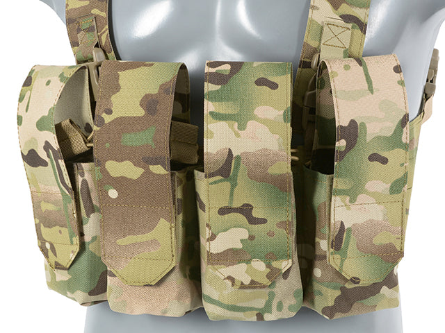 Chest Rig Laser-Cut with AR/AK Pouches - Multicamo [8Fields] 5