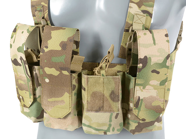 Chest Rig Laser-Cut with AR/AK Pouches - Multicamo [8Fields] 6