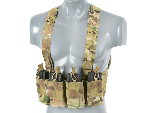 Chest Rig Laser-Cut with AR/AK Pouches - Multicamo [8Fields] 7