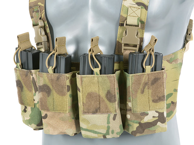 Chest Rig Laser-Cut with AR/AK Pouches - Multicamo [8Fields] 8