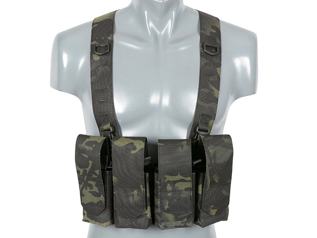 Chest Rig Laser-Cut with AR/AK Pouches - MB [8Fields] 1