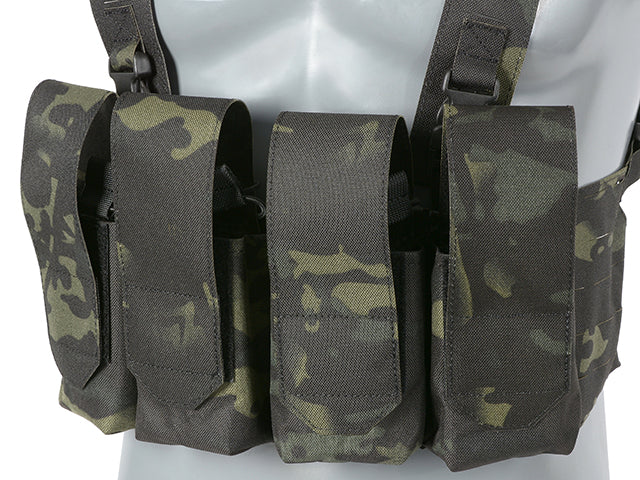 Chest Rig Laser-Cut with AR/AK Pouches - MB [8Fields] 5