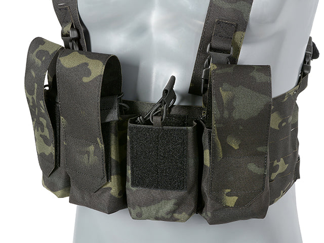 Chest Rig Laser-Cut with AR/AK Pouches - MB [8Fields] 6