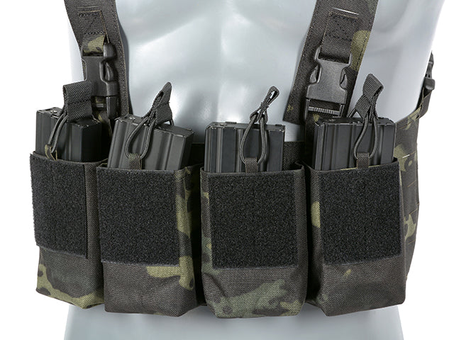 Chest Rig Laser-Cut with AR/AK Pouches - MB [8Fields] 7
