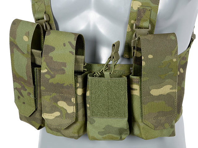 Chest Rig Laser-Cut with AR/AK Pouches - MT [8Fields] 6