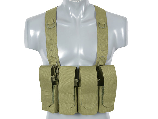 Chest Rig Laser-Cut with AR/AK Pouches - Olive [8Fields] 1