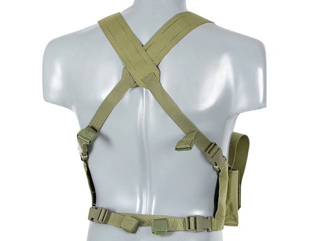Chest Rig Laser-Cut with AR/AK Pouches - Olive [8Fields] 4