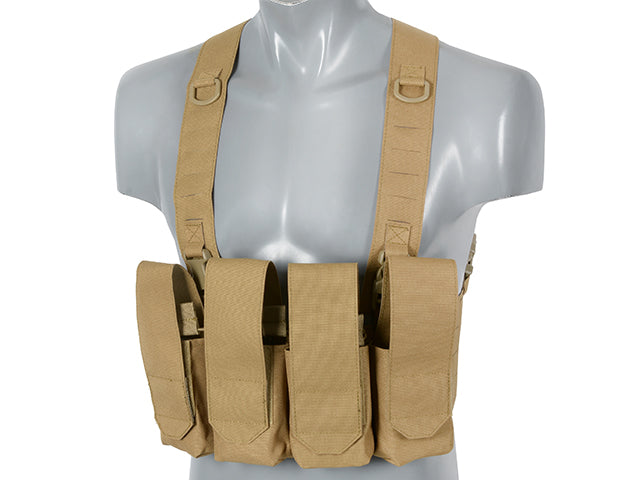 Chest Rig Laser-Cut with AR/AK Pouches - Coyote [8Fields] 2
