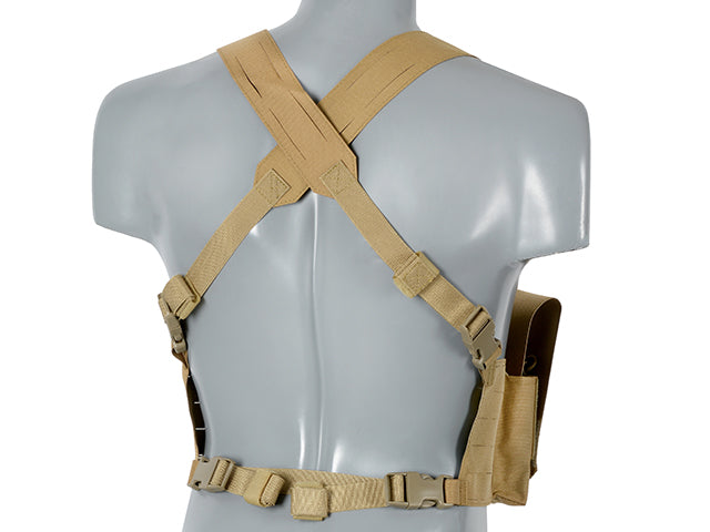 Chest Rig Laser-Cut with AR/AK Pouches - Coyote [8Fields] 4