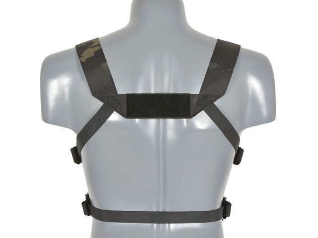 Chest Rig Kompakt - Buckle-up, MOLLE Laser-Cut - Multicamo Schwarz [8FIELDS] 2