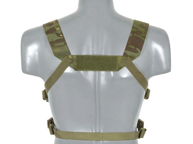 Chest Rig Kompakt - Buckle-up, MOLLE Laser-Cut - Multicamo Tropic [8FIELDS]