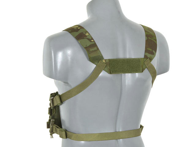 Chest Rig Kompakt - Buckle-up, MOLLE Laser-Cut - Multicamo Tropic [8FIELDS] 5