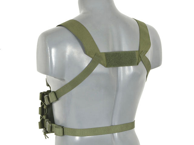 Chest Rig Kompakt - Buckle-up, MOLLE Laser-Cut - Oliv [8FIELDS] 5