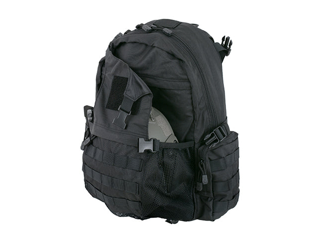 Tactical Rucksack mit Helm pocket - Schwarz [8FIELDS] 5
