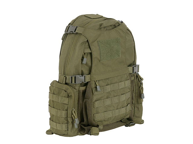 Tactical Rucksack mit Helm pocket- Oliv [8FIELDS] 2