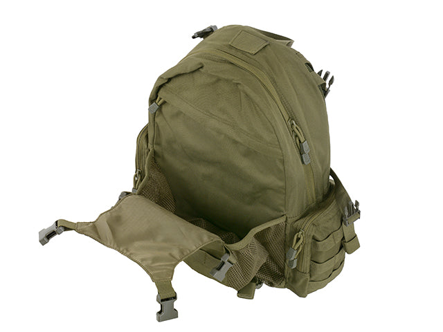 Tactical Rucksack mit Helm pocket- Oliv [8FIELDS] 5