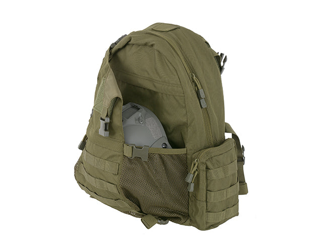Tactical Rucksack mit Helm pocket- Oliv [8FIELDS] 6
