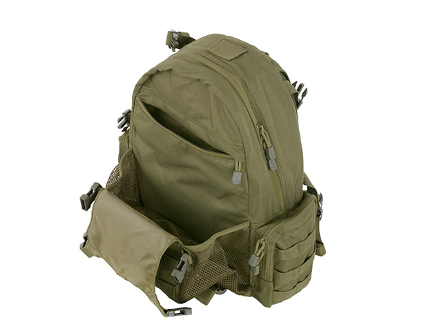 Tactical Rucksack mit Helm pocket- Oliv [8FIELDS] 7