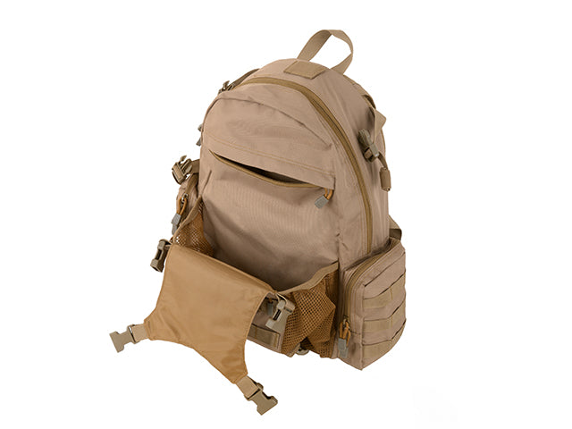 Tactical Rucksack mit Helm pocket - Coyote [8FIELDS] 3