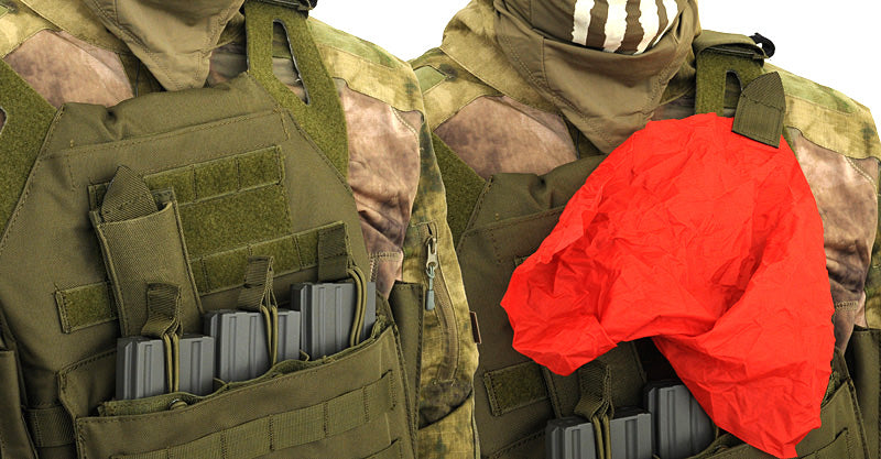8Fields Airsoft Dead Red Rag Pouch - Black 5