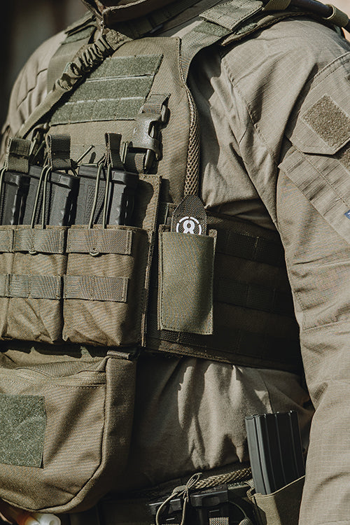 8Fields Airsoft Dead Red Rag Pouch - Olive 8