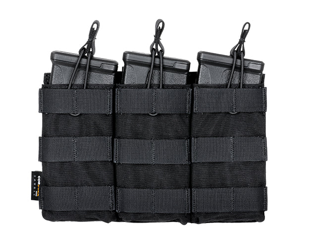 Modular Open-Top Dreifach-Magazintasche für 5.56 - Schwarz [8FIELDS PREMIUM] 5