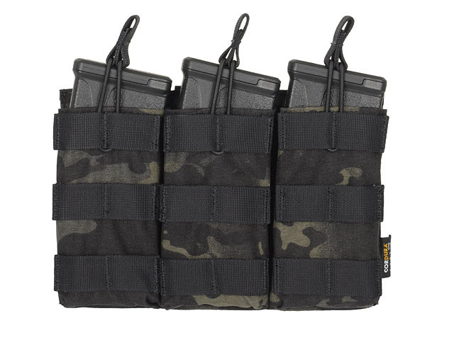 Open-Top Dreifach 5.56 Magazintasche - Multicam Schwarz [8FIELDS PREMIUM] 3