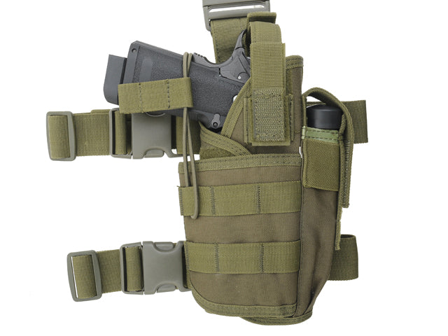 2-Wege-Tactical-Drop-Leg-Holster - Oliv [8FIELDS] 3