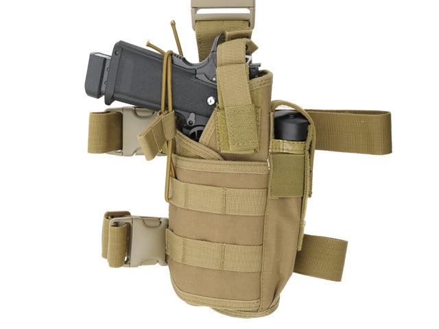 2-Wege-Tactical-Drop-Leg-Holster - Coyote [8FIELDS] 3