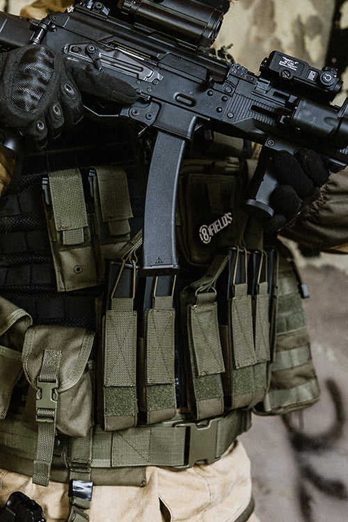 Dreifach-Magazintasche für MP5/MP7/MP9 - Oliv [8FIELDS] 5