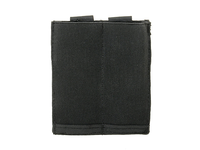 Elastische Doppel Pistolenmagazin Tasche - Schwarz 1