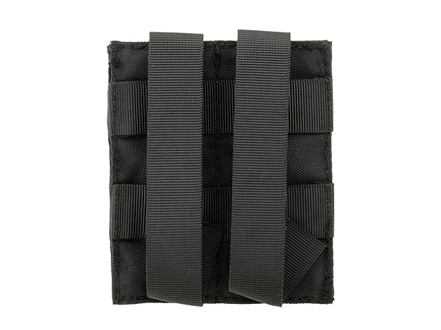 Elastische Doppel Pistolenmagazin Tasche - Schwarz 2