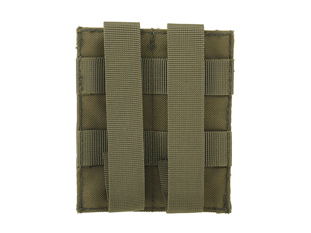 Elastische Doppel Pistolenmagazin Tasche - Oliv 2