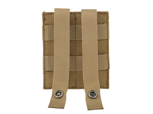 Elastische Doppel Pistolenmagazin Tasche - Coyote 3