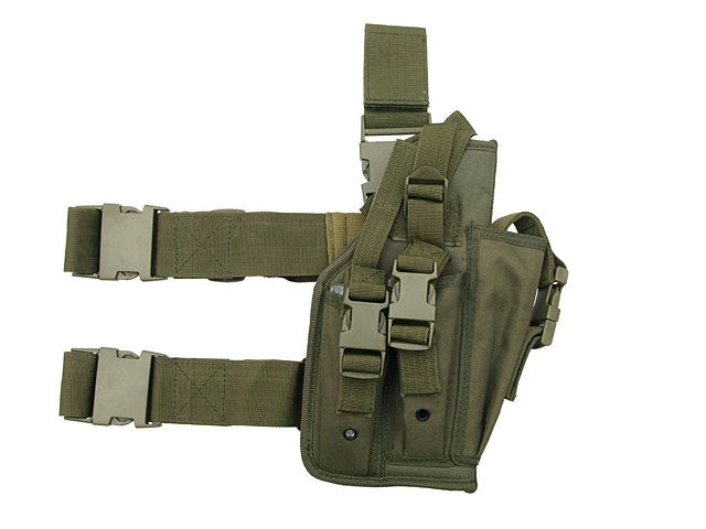 Universal drop leg large pistol holster - Oliv [8FIELDS] 1