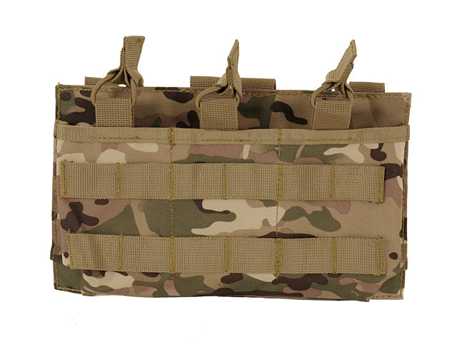 7.62/.308 Open-Top Dreifach Magazintasche - Multicamo 1