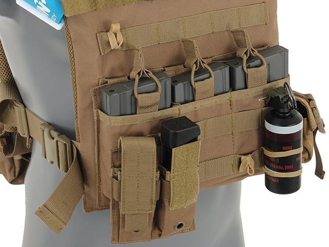 7.62/.308 Open-Top Dreifach Magazintasche - Multicamo 5