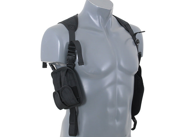 Ambidextrous Shoulder Holster System - Schwarz
