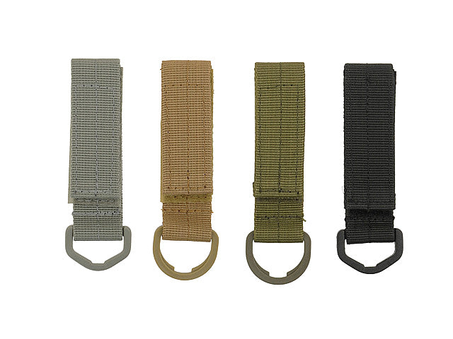 Belt/backpack strap with d-ring - black [8FIELDS] 5