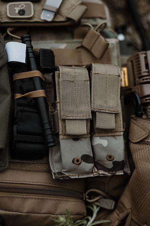 Doppel Tasche für Pistole Magazin - Multicamo [8FIELDS] 6